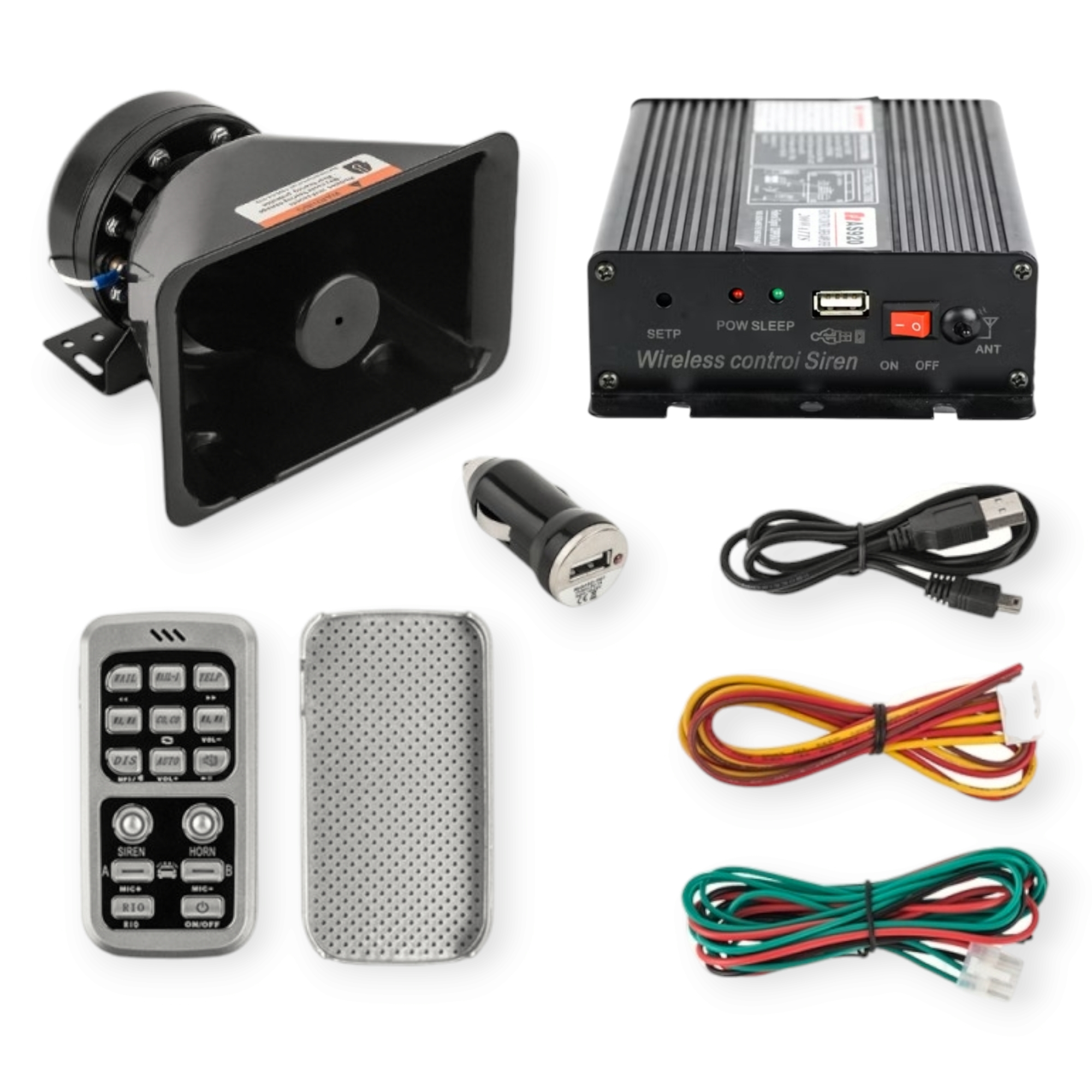 Pro Siren Amplifier and Speaker Set
