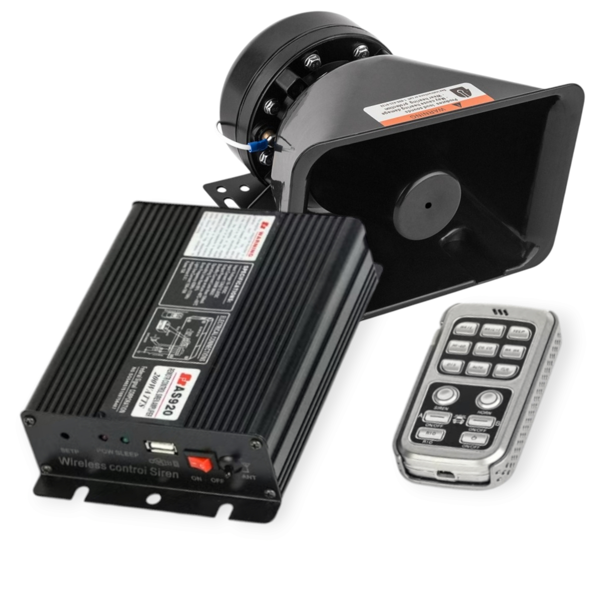 Emergency vehicle siren system