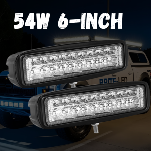 54W 6 INCH WORK LIGHT (SET OF 2)