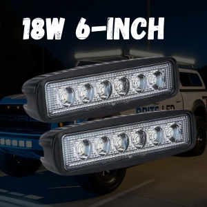 18W 6 INCH WORK LIGHT (SET OF 2)